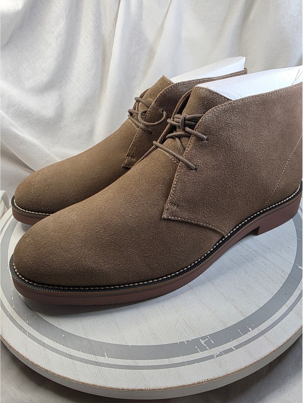 Dockers Men's Brown Suede Chukka Boots, Business Casual, Size 12, New With Tags